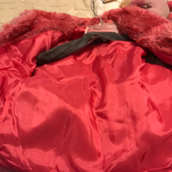 Faux fur pink vest pleasant pheasant size m - Picture 5 of 5